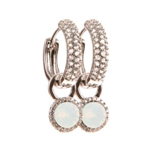 White Opal Mini Me Silver mix & match
