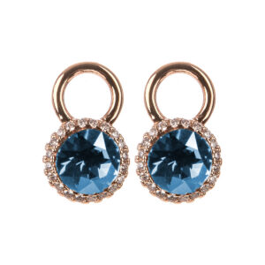 Denim Blue Mini Me Gold pendants
