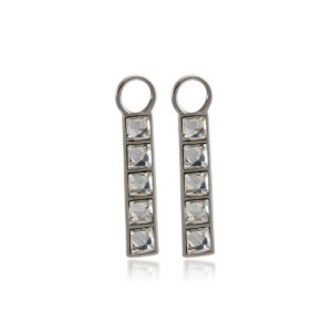 "Crystal" Pisa Silver ripatsid