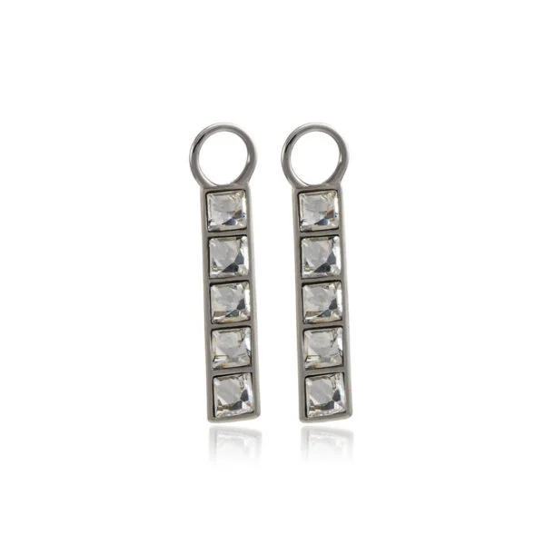 "Crystal" Pisa Silver pendants