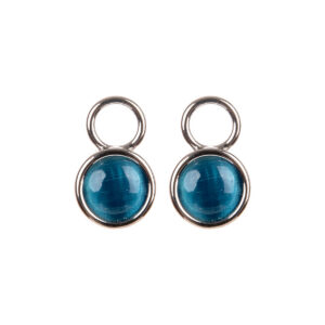 Подвески Blue CatEye Magic One Silver