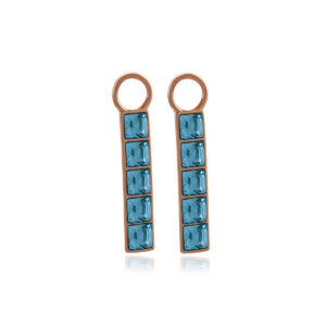 "Aquamarine" Pisa Gold ripatsid