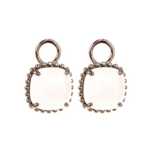 Matte White EnJoy Silver riipukset