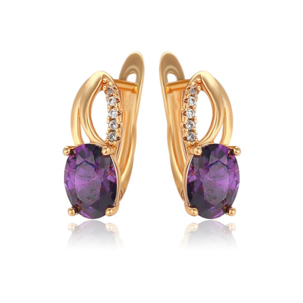 "6x18 purple" Regular 18K Gold