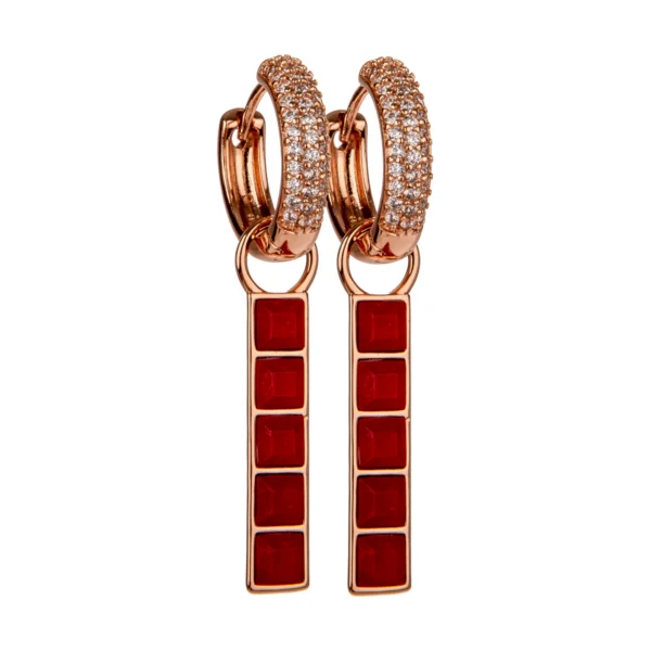 Coral Red Pisa Gold mix & match
