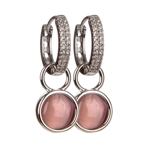 Pink CatEye Magic One Silver mix & match