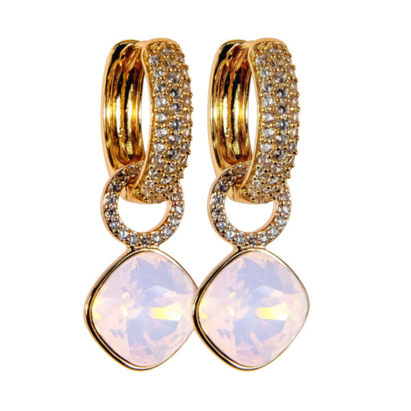 "Rose Water Opal" Classic Gold mix & match