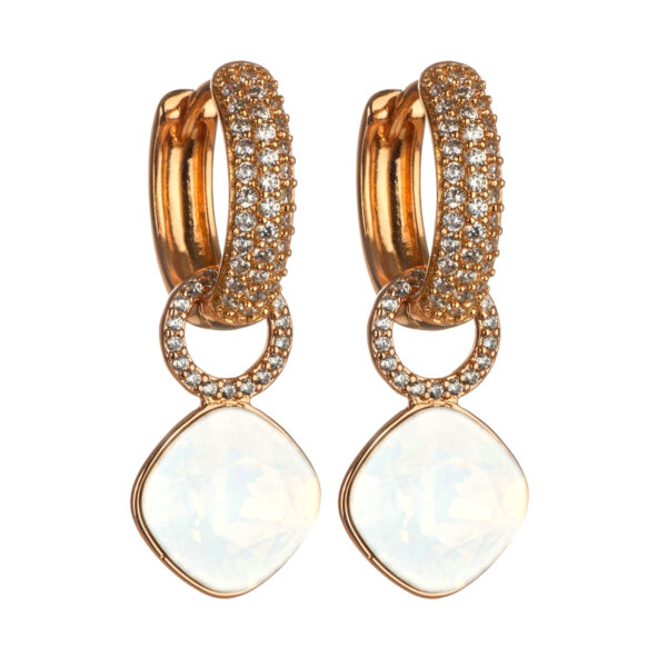 "White Opal" Classic Gold mix & match