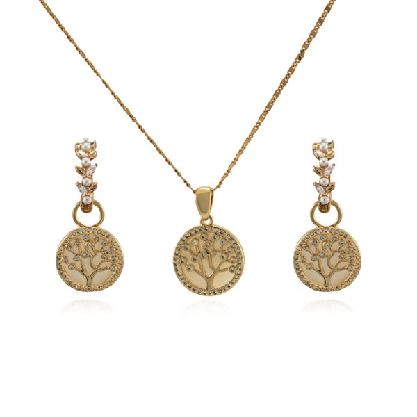 Tree of Life M.O.Pearl Gold ehete komplekt