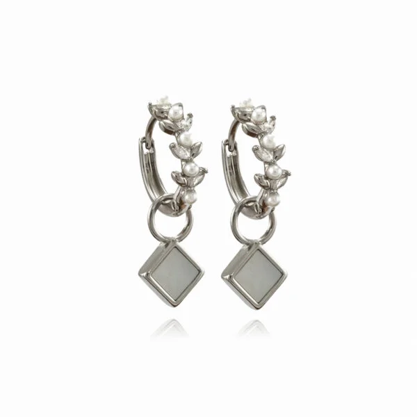 "Romb" M.O.Pearl + Pearl Allure (B) Silver