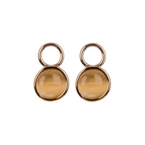Beige CatEye Magic One Gold pendants