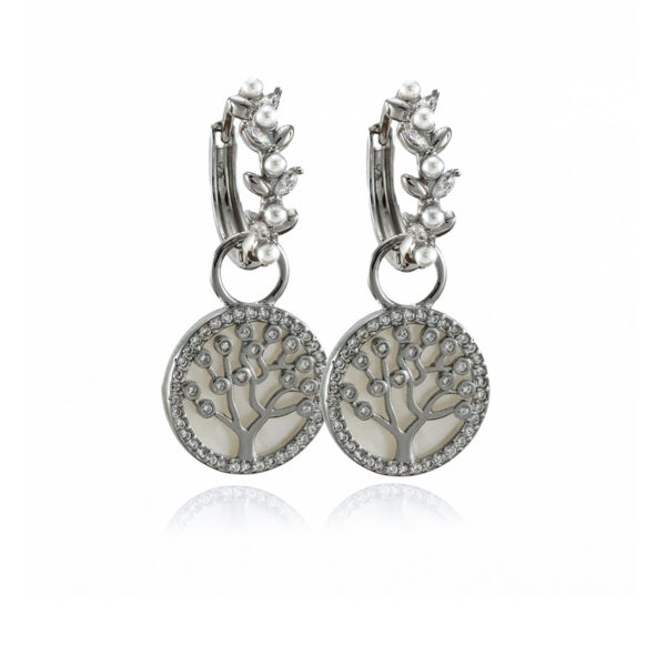 Tree of life M.O.Pearl + Pearl Allure Regular Silver