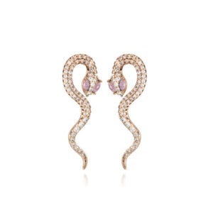 Light Pink Snake Rose Gold ripatsid