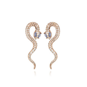 Light Violet Snake Rose Gold ripatsid
