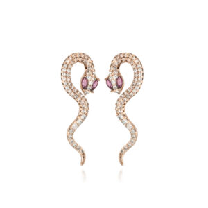 Pink Snake Rose Gold ripatsid