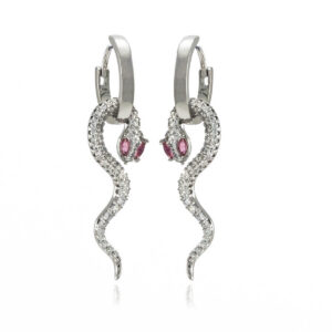 Pink Snake Silver mix & match