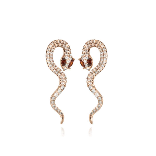 Red Snake Rose Gold ripatsid