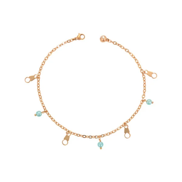 Blue Charm Beads jalakett