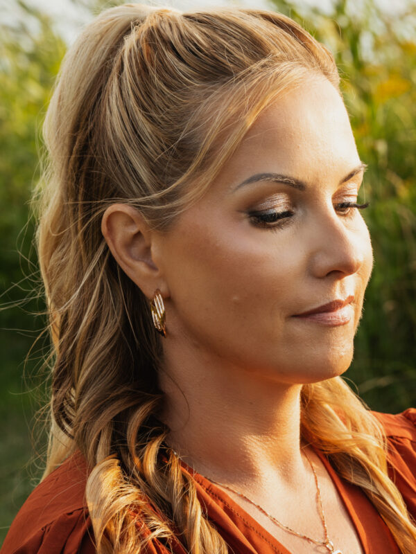 Golden Stream Hoops - Image 3