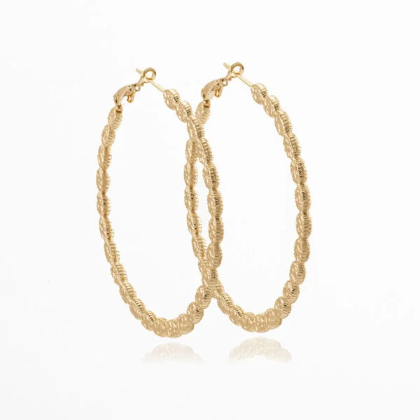 Golden Rope Hoops