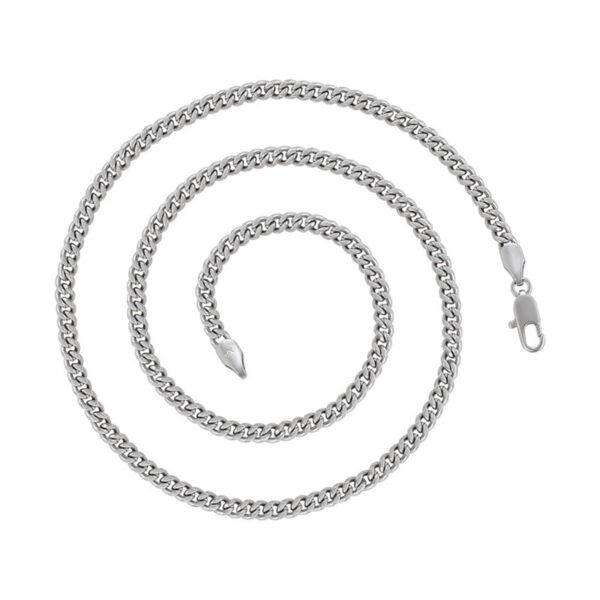 Cuban Silver necklace 4/49,5
