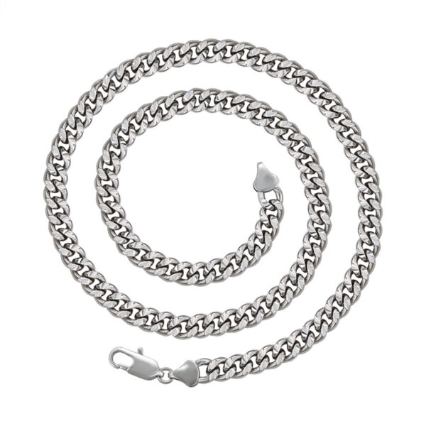 Cuban Silver necklace 7/55