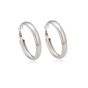 Серебряные обручи Grace Grande Hoops
