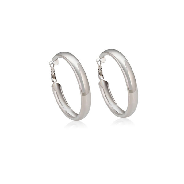 Silver Grace Hoops