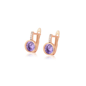 Violet Elegance Rose Gold