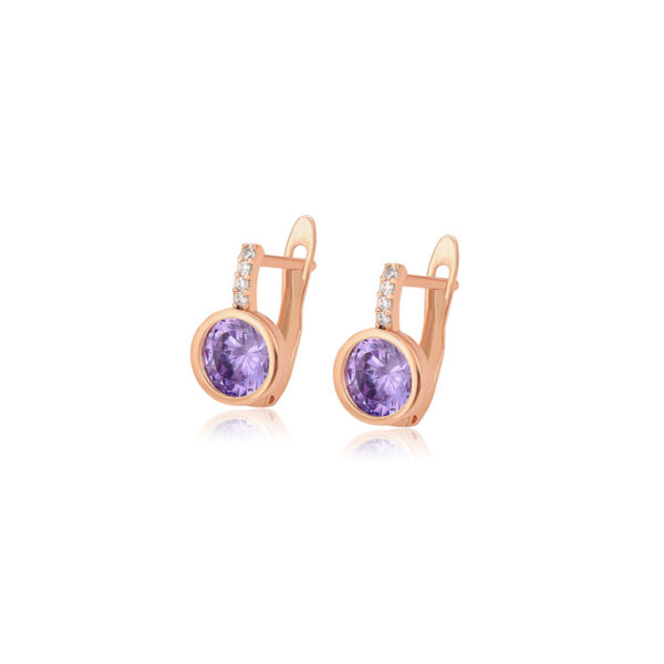 Violet Elegance Rose Gold