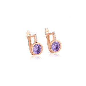Violet Elegance Rose Gold