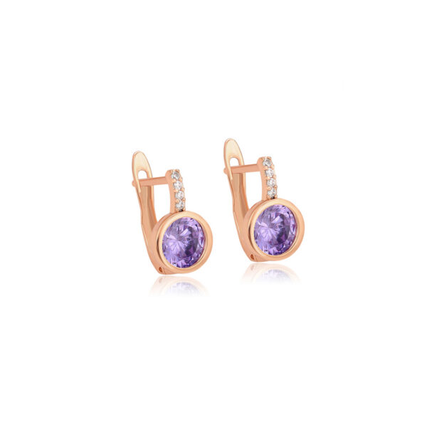 Violet Elegance Rose Gold