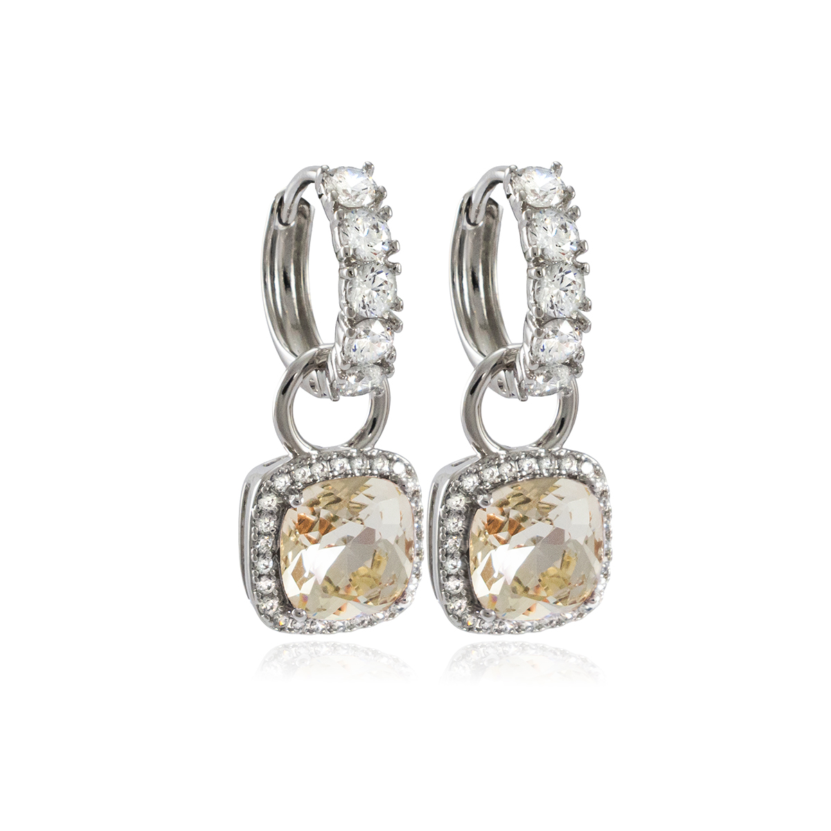 Crystal Champagne Silver mix & match 1 Crystal Champagne Silver mix & match