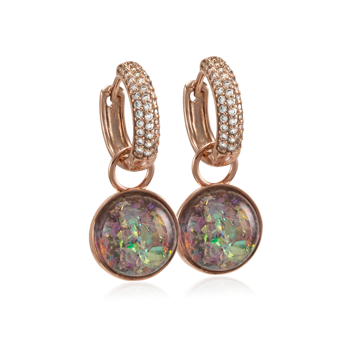 Aurora Opal Shimmer Nööp Gold mix & match 1 Aurora Opal Shimmer Nööp Gold mix & match