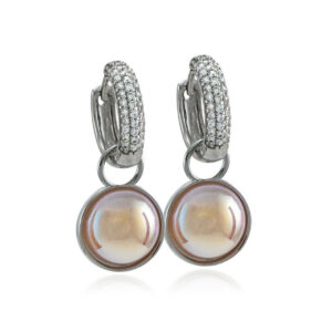 Cream Pearl Nööp Silver mix & match