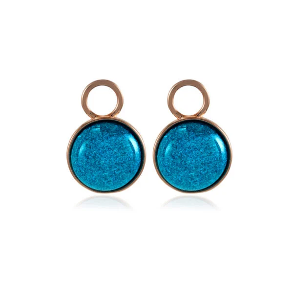Sparkle Blue NööP Gold riipuksen