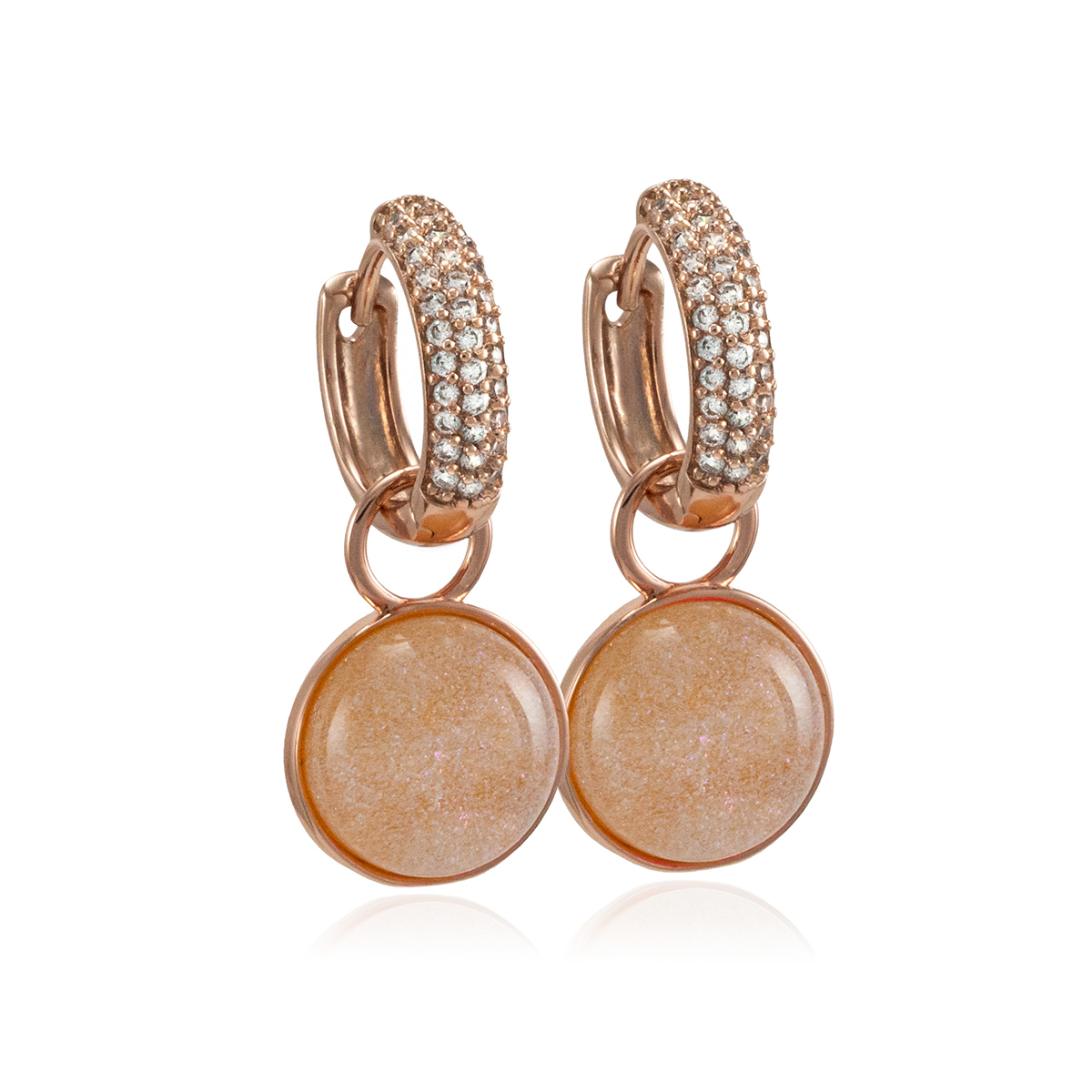 Sparkle Peach Nööp Gold mix & match 1 Sparkle Peach Nööp Gold mix & match