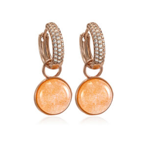 Sparkle Peach Nööp Gold mix & match