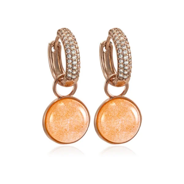 Sparkle Peach Nööp Gold mix & match