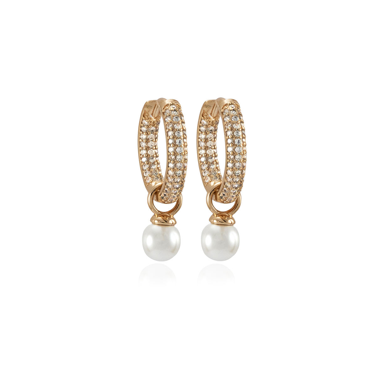 Mini Pearl Charm + Pure Gold Regular Gold 1 Mini Pearl Charm + Pure Gold Regular Gold