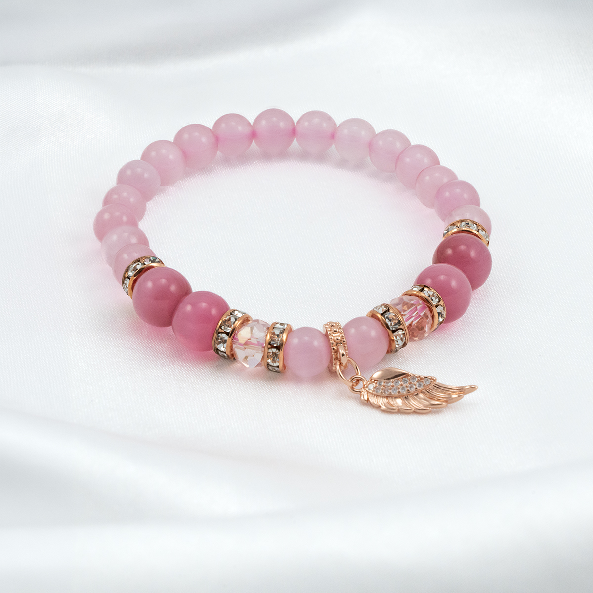 Pink Protection - balance and intuition bracelet 1 Pink Protection - balance and intuition bracelet