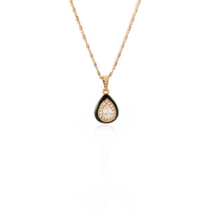 "Black Crystal Tear" kaelakee