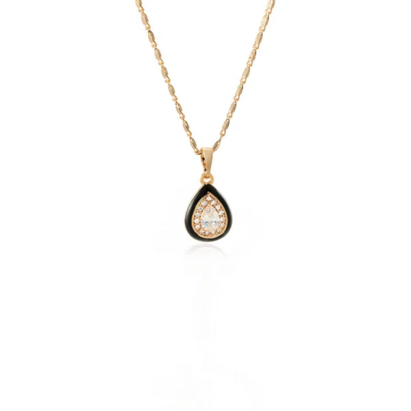 "Black Crystal Tear" kaulakoru