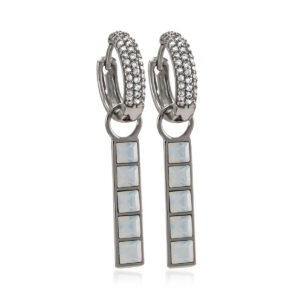 "White Opal" Pisa Silver mix & match