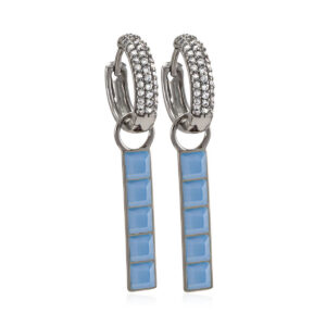 "Air Blue Opal" Pisa Silver mix & match