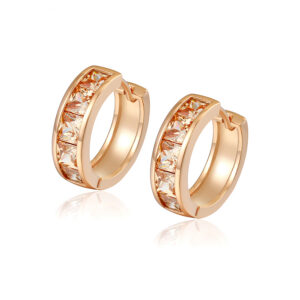 Celestia Hoops Champagne Regular gold