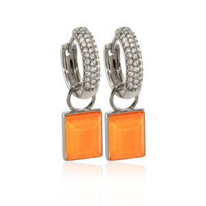 Neon Orange Candy Silver mix & match