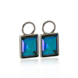 Lagoon Blue Candy Silver ripatsid