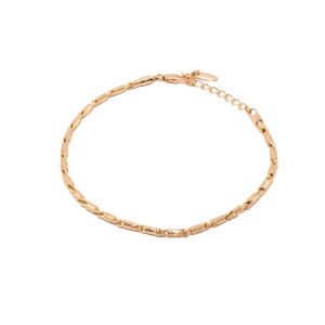 Gold bar chain jalakett