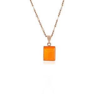 Neon Orange Candy Gold kaelakee